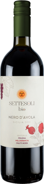 Settesoli Bio Nero D´Avola Organic 75cl 13,5%