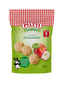 Piltti gluteeniton omenakeksi 10kk luomu 150g