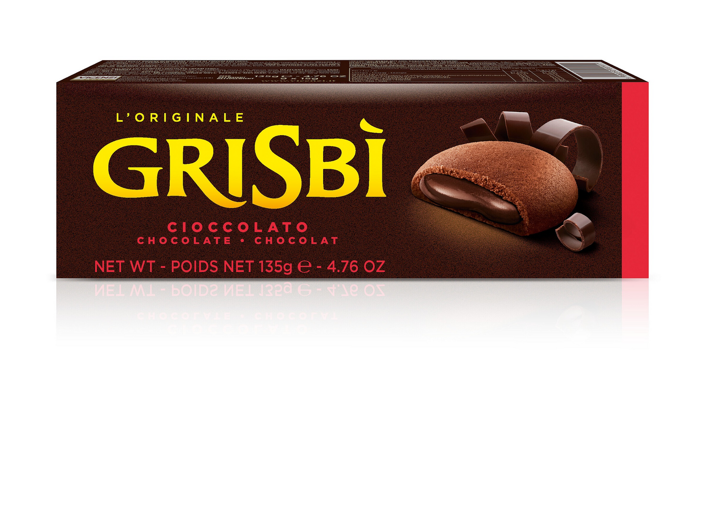 Grisbi kreemitäytekeksi 135g suklaa