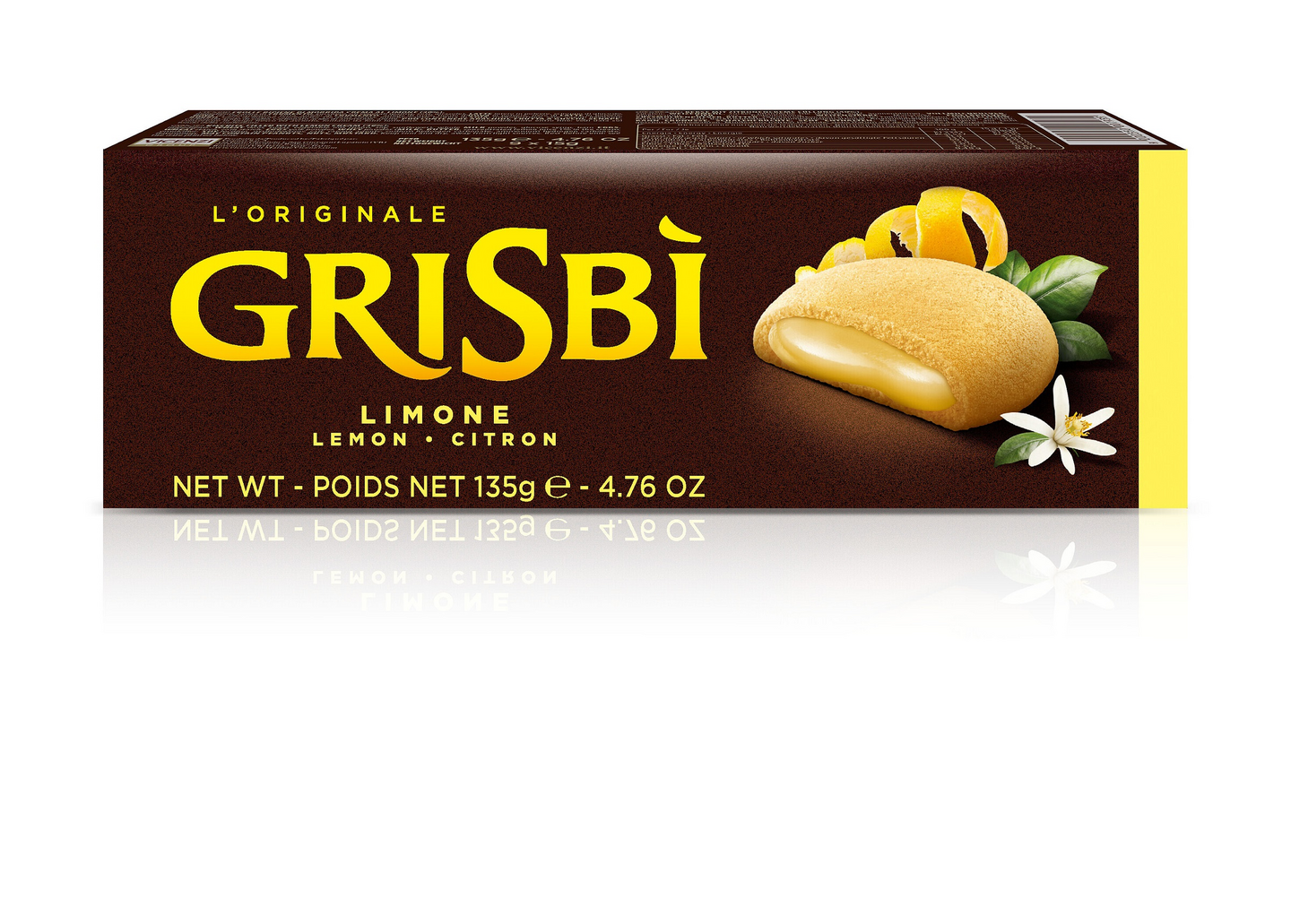 Grisbi kreemitäytekeksi 135g sitruuna