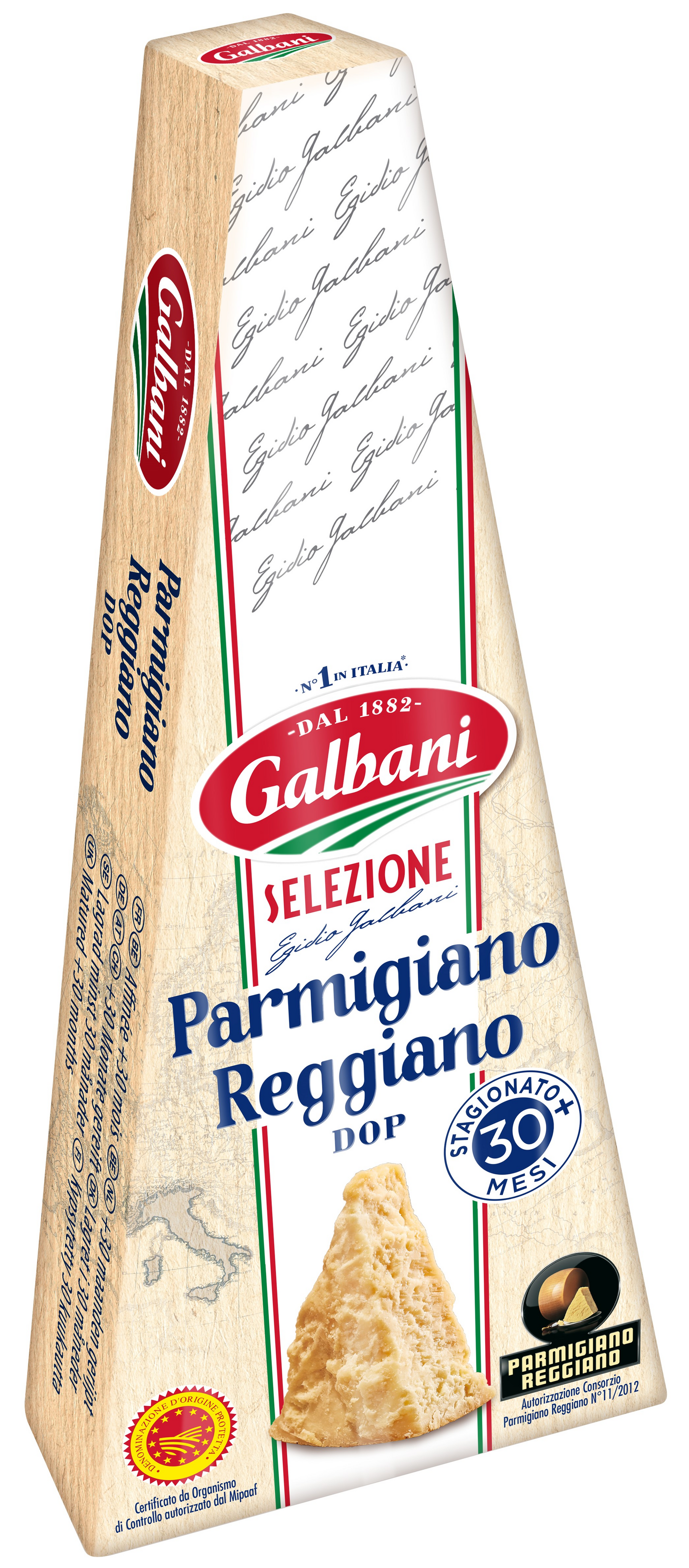 Galbani Parmigiano Reggiano DOP 30 kk 125g — HoReCa-tukku Kespro