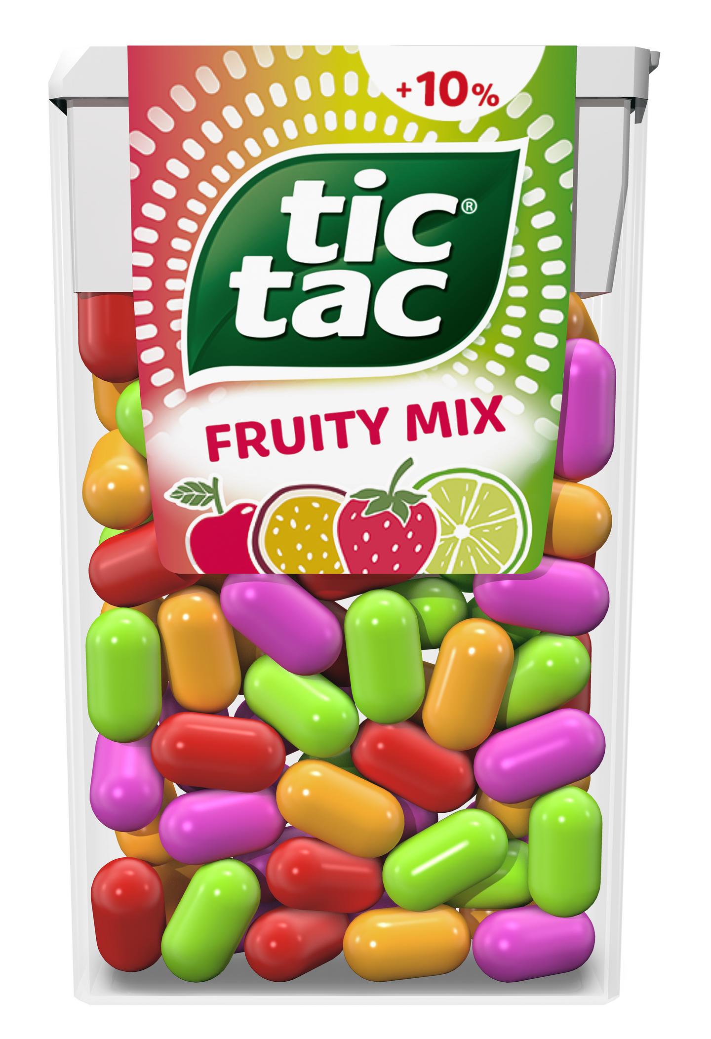 Tic Tac Fruity Mix hedelmänmakuisia pastilleja 54g