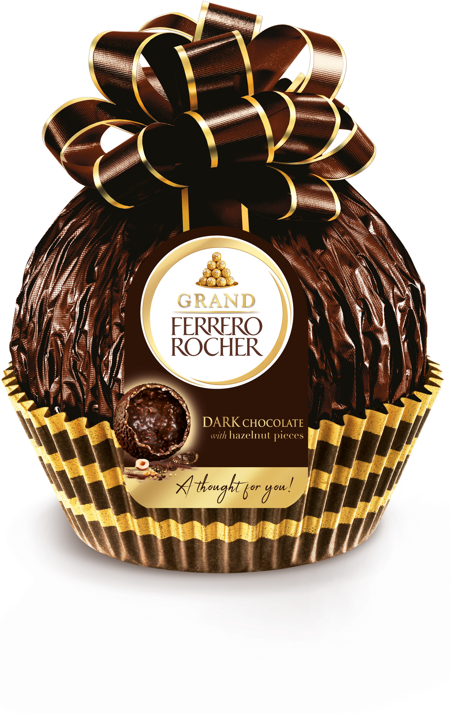 Ferrero Grand Rocher Dark tummasuklaakonvehdit hasselpähkinällä 125g