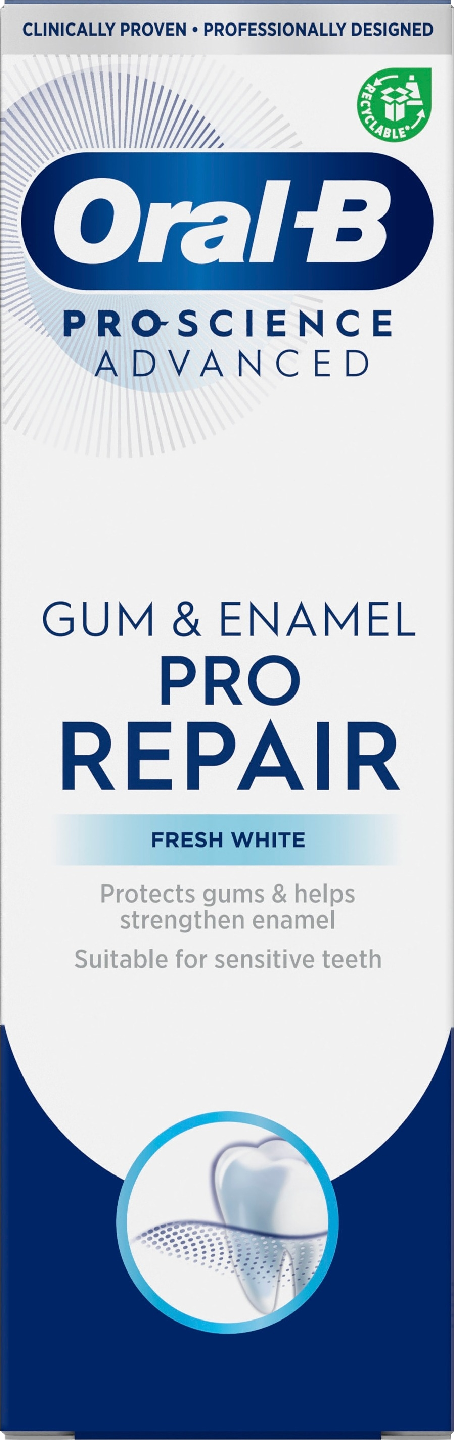 Oral-B Pro-Science Advanced Gum & Enamel Pro-Repair Gentle Whitening hammastahna 75ml