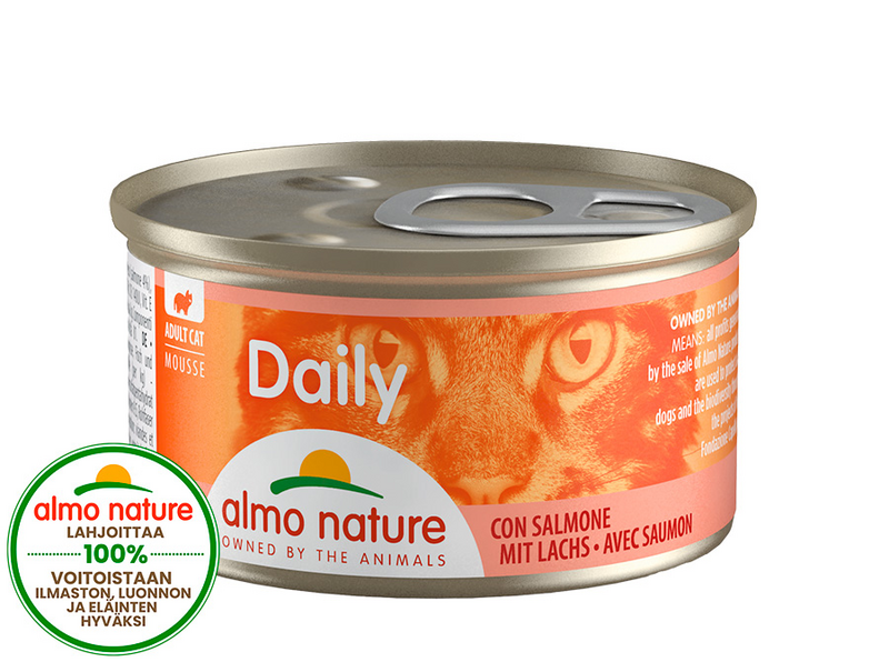 Almo Nature Daily cat mousse lohi 85g