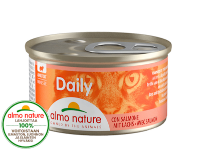 Almo Nature Daily cat mousse lohi 85g