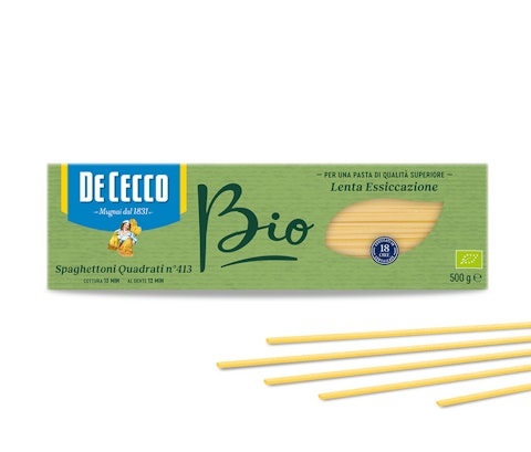 De Cecco Bio Integrale Spaghettoni Quadrati Luomu täysjyväpasta 500g