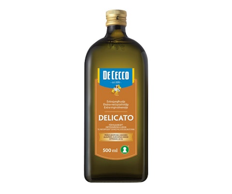 De Cecco Ekstra Virgin oliiviöljy 500ml Delicato