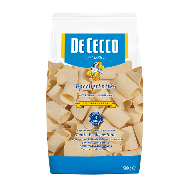 De Cecco Paccheri pasta 500g | K-Ruoka Verkkokauppa