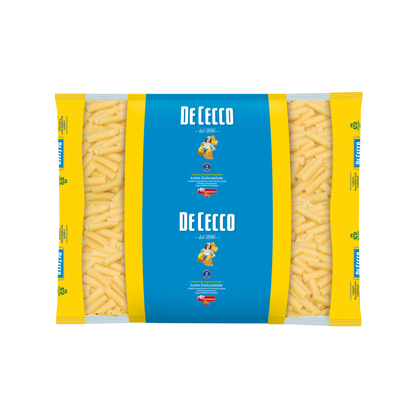 De Cecco Tortiglioni putkipasta 3kg