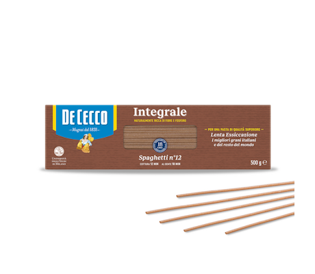 De Cecco Spaghetti n.12 täysjyväpasta 500g