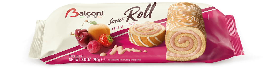 Balconi Swiss roll Frutta Hedelmäkääretorttu 250g