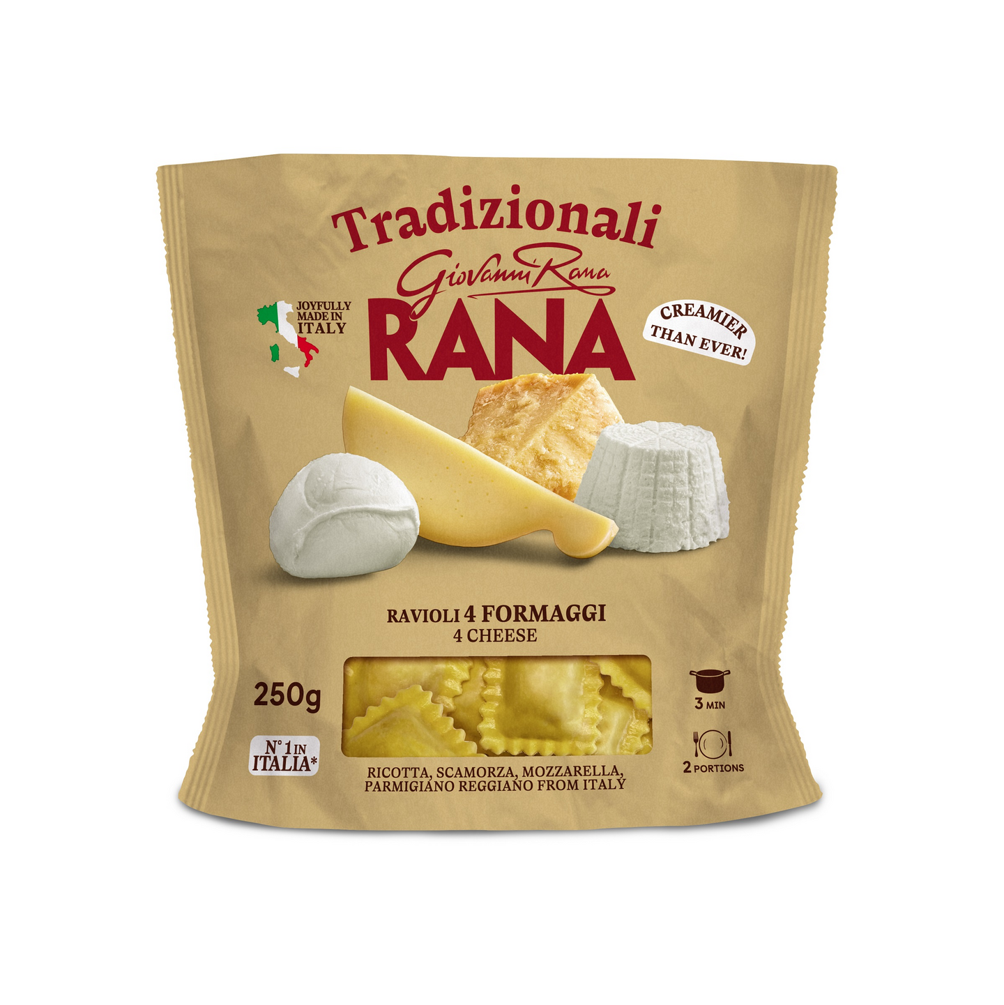 Rana juusto ravioli tuorepasta 250g