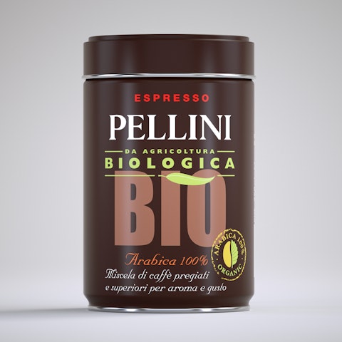 Pellini BIO jauhettu luomuespressokahvi 250g