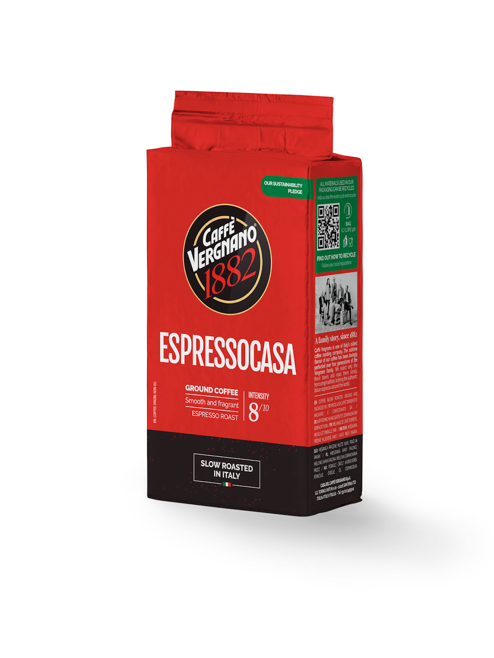 Caffe Vergnano 1882 250 g Espressocasa kahvi — HoReCatukku Kespro