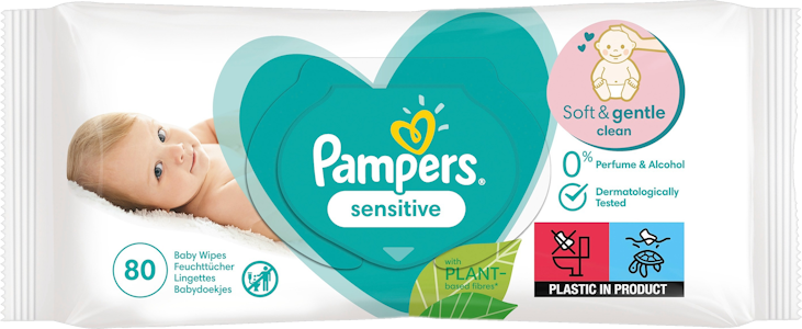 Pampers Sensitive puhdistuspyyhe 80kpl