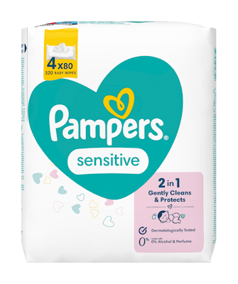 Pampers Sensitive puhdistuspyyhe 320kpl