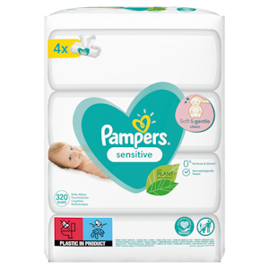 Pampers Sensitive puhdistuspyyhe 320kpl