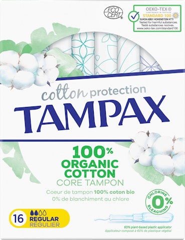 Tampax Organic Cotton tamponi 16kpl Regular