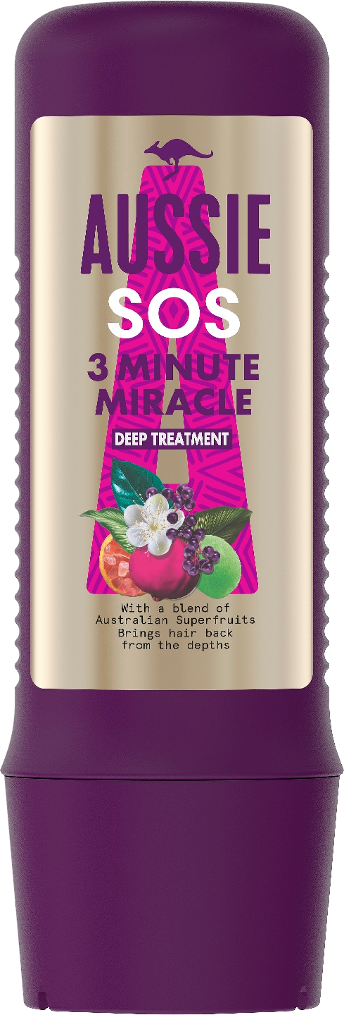 Aussie tehohoito 225ml SOS 3 Minute Miracle