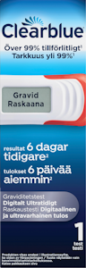 Clearblue Digital raskaustesti 1kpl Ultra Early