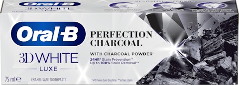 Oral-B 3D White Luxe Perfection Charcoal hammastahna 75ml