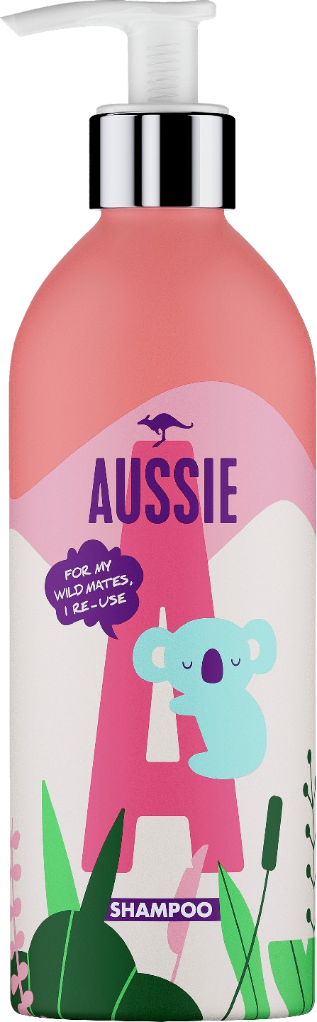 Aussie shampoo 430ml Miracle Moist uudelleentäytettävä pullo