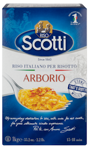 Riso Scotti Arborio risottoriisi Italian Superfine 1kg