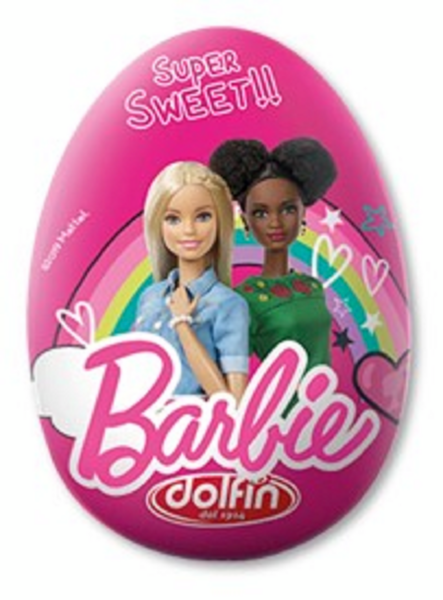 Barbie Yllätyssuklaamuna 110g DIS