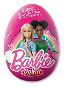 Dolfin Barbie yllätyssuklaamuna 110g