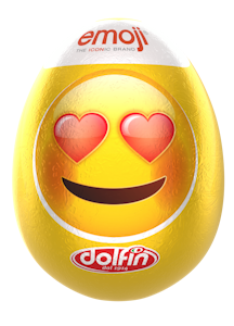 Dolfin Emoji yllätyssuklaamuna 110g