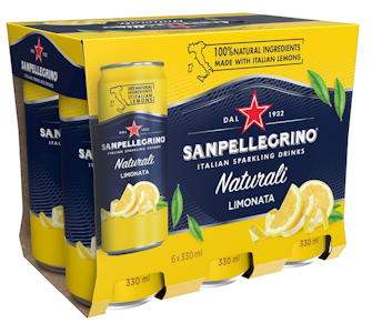 San Pellegrino Naturali Limonata virvoitusjuoma 0,33l 6-pack