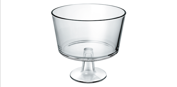 Borgonovo Palladio Trifle lasikulho jalalla Ø 21,5cm, k. 20,5cm