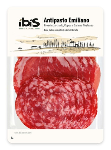 Ibis Antipasto Emiliano 120g siivutettu