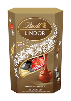 Lindt LINDOR Sekoitus suklaakonvehti täytteellä rasia 200g