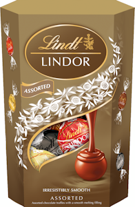 Lindt LINDOR Sekoitus suklaakonvehti täytteellä rasia 200g