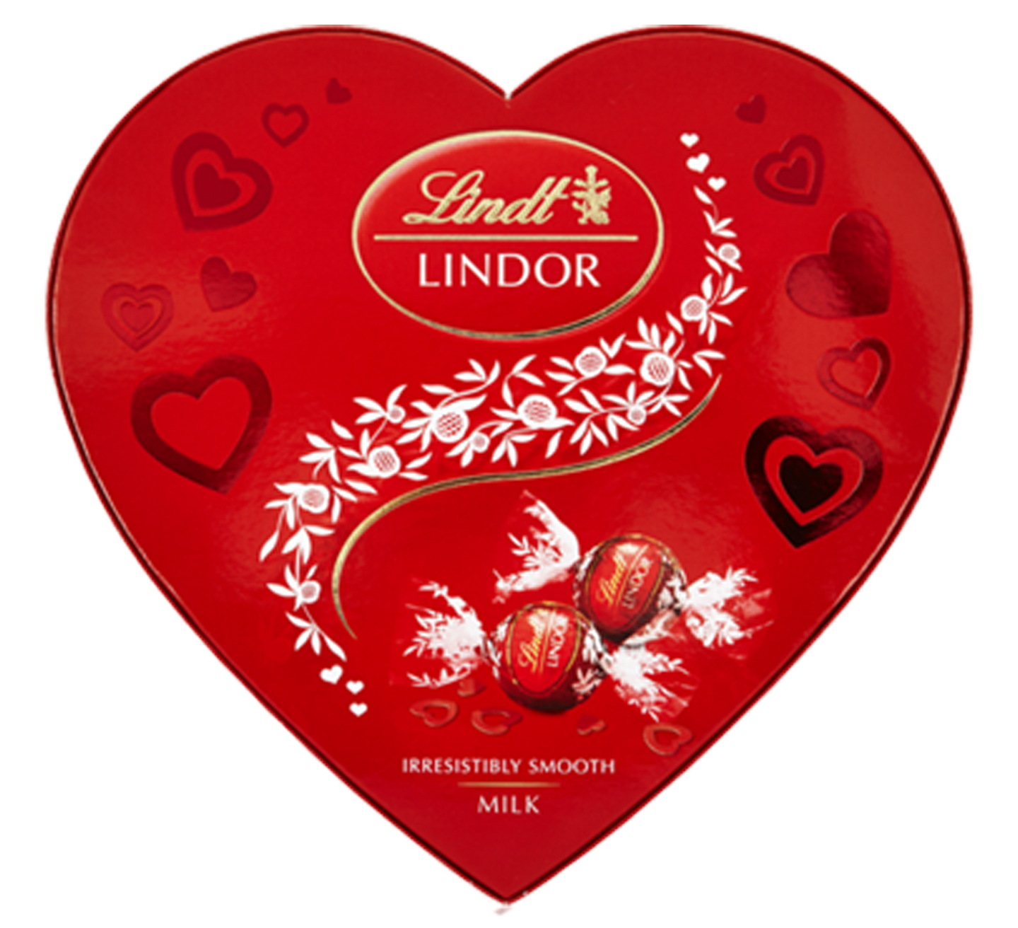 Lindt LINDOR Maitosuklaakonvehti täytteellä sydänrasia 200g