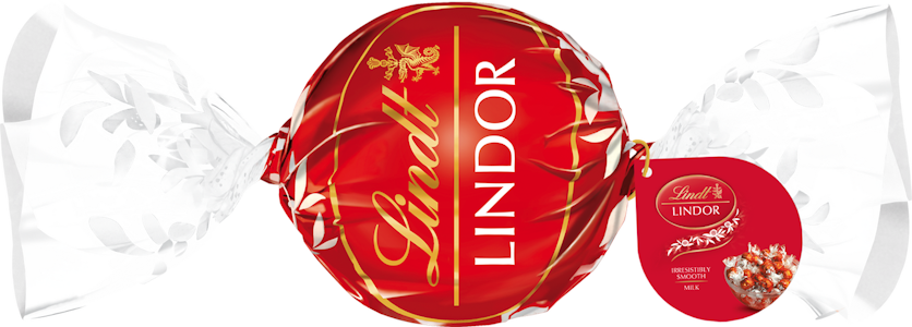 Lindt LINDOR Maitosuklaakonvehti täytteellä maksipallo 250g