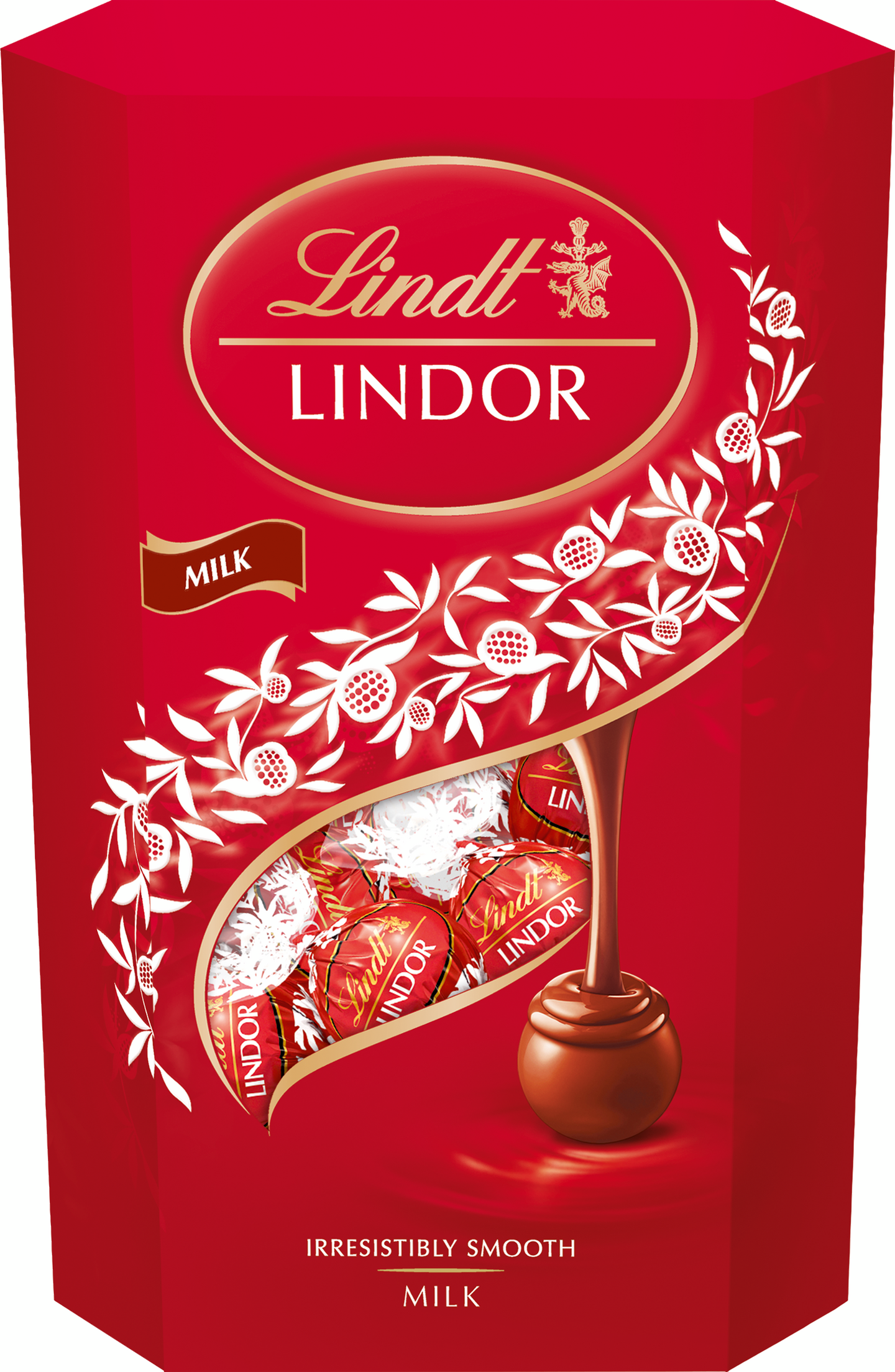 Lindt LINDOR Maitosuklaakonvehti täytteellä rasia 337g