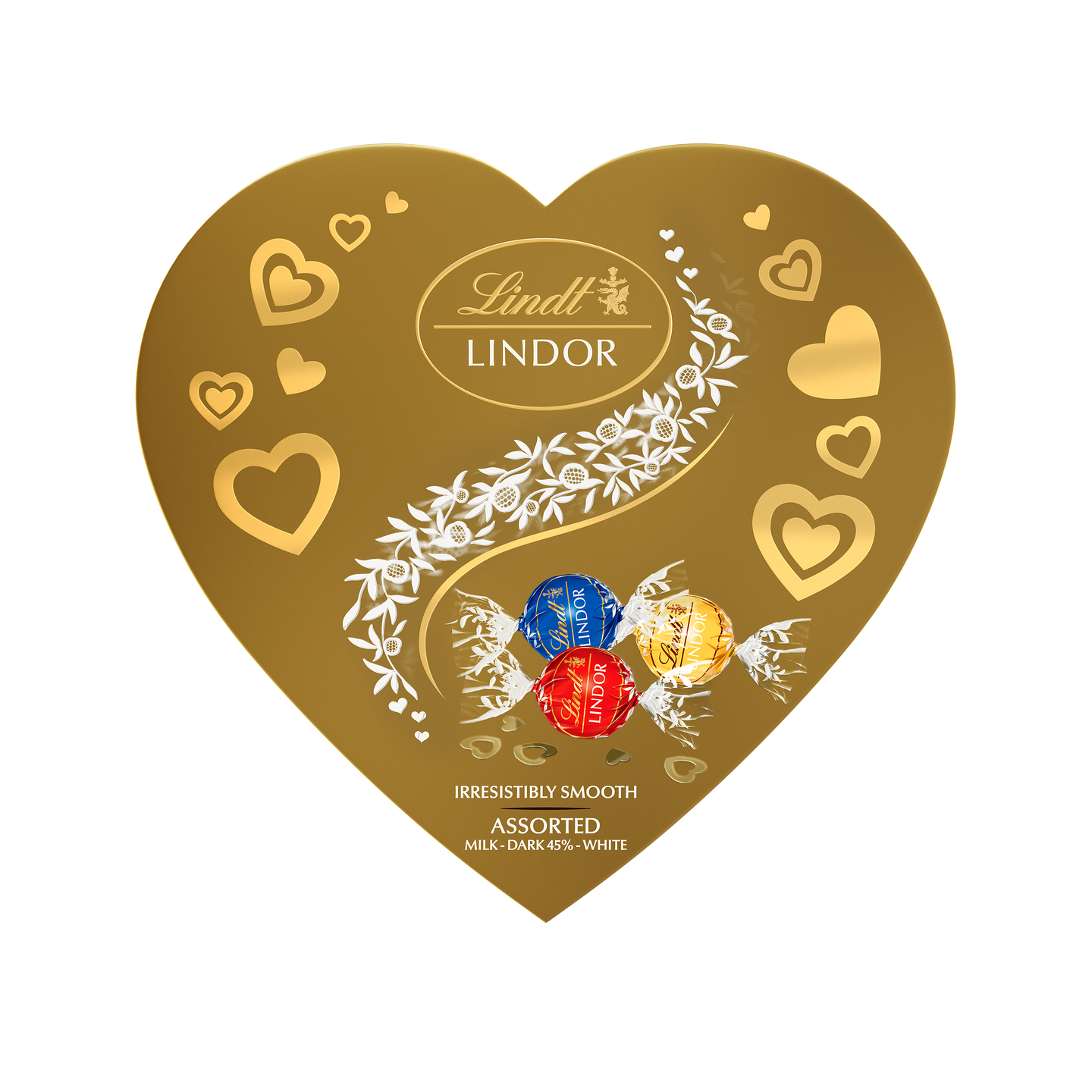 Lindt Lindor täytesuklaa sydänrasia mix 200g DIS