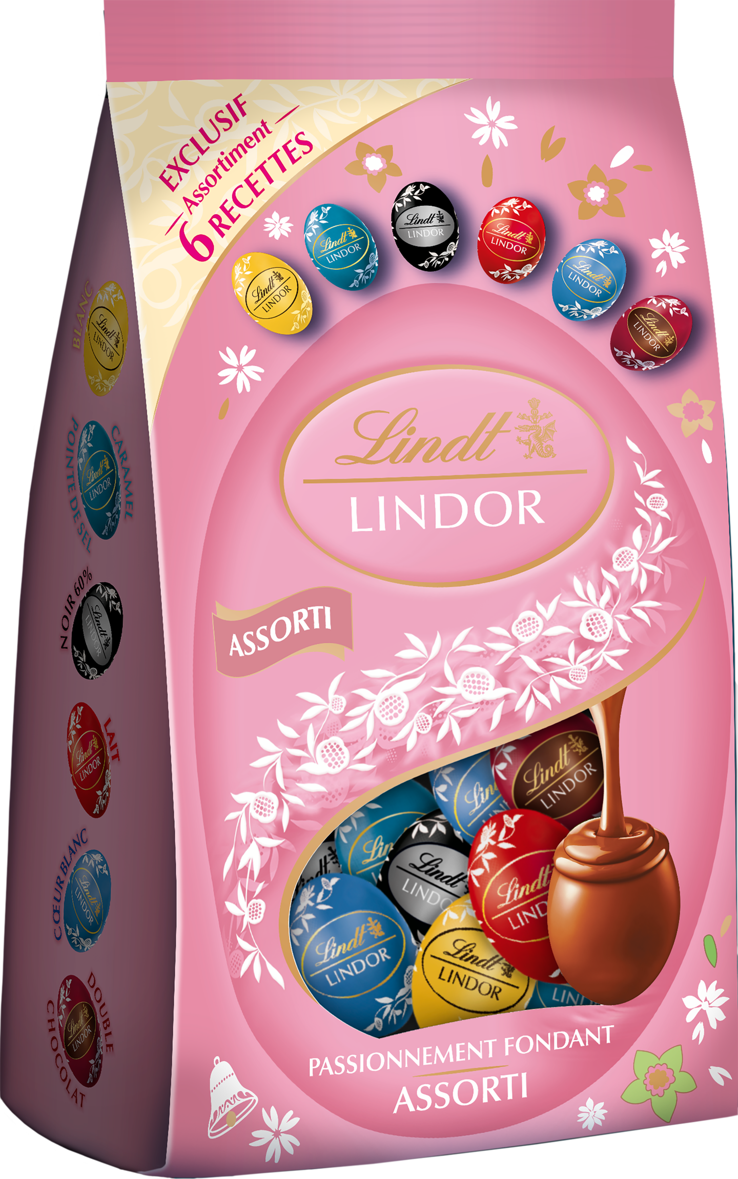 Lindor Pink Assorted Bag 350g | K-Ruoka Verkkokauppa