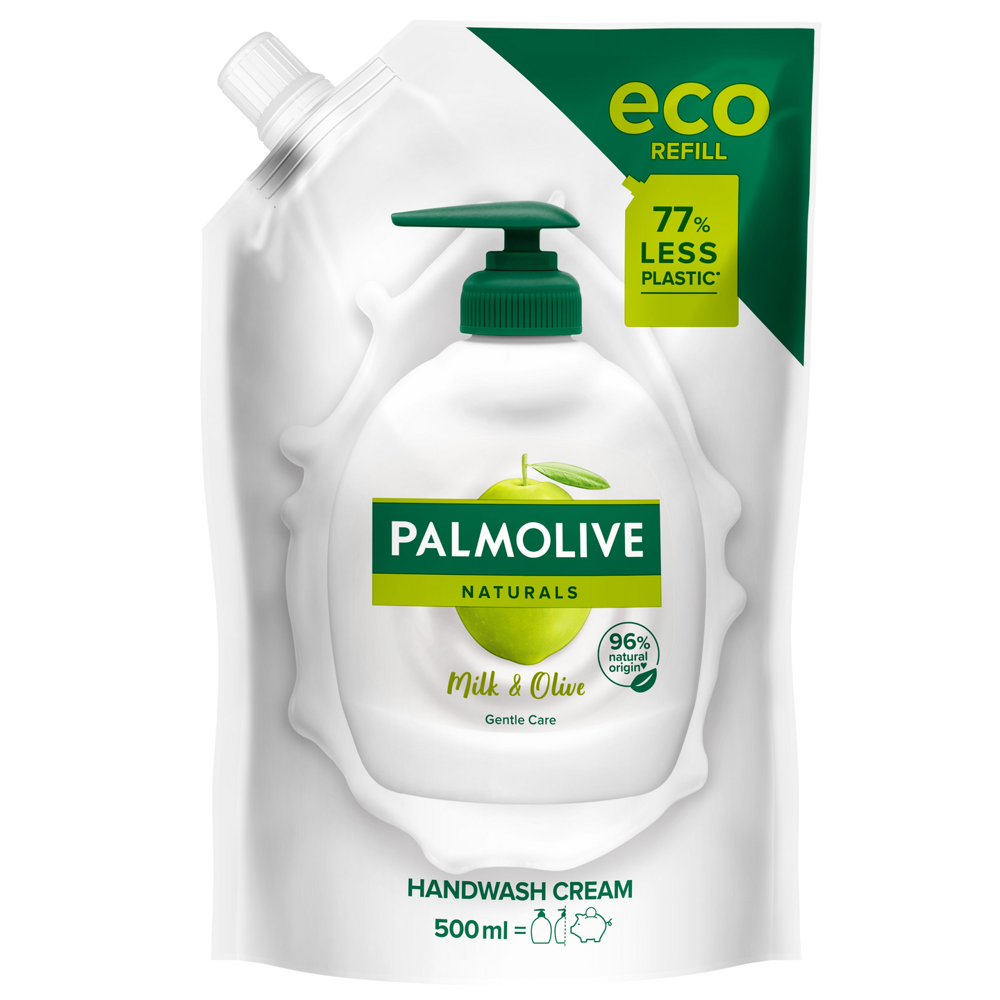 Palmolive Naturals nestesaippua 500ml Olive Milk täyttöpussi