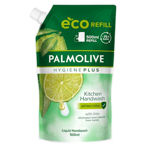 Palmolive Hygiene Plus nestesaippua 500ml Kitchen täyttöpussi
