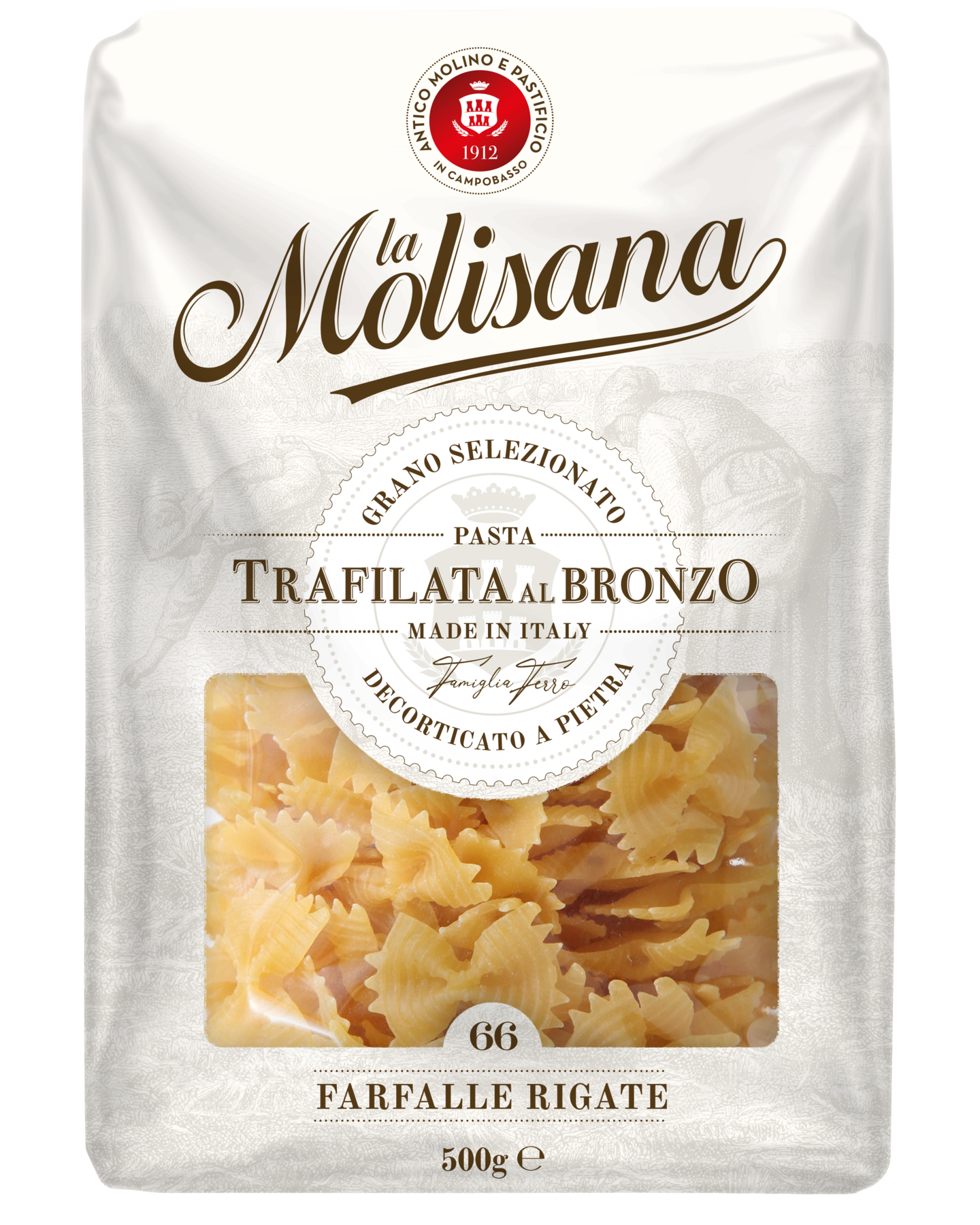 La Molisana Farfalle Rigate N°66 500g