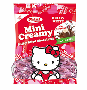 Zaini Mini Creamy Hello Kitty maitosuklaamunat, sis. yllätys 39g