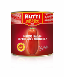 Mutti kokonaiset kuoritut San Marzano -tomaatit 2,5kg/1,625kg