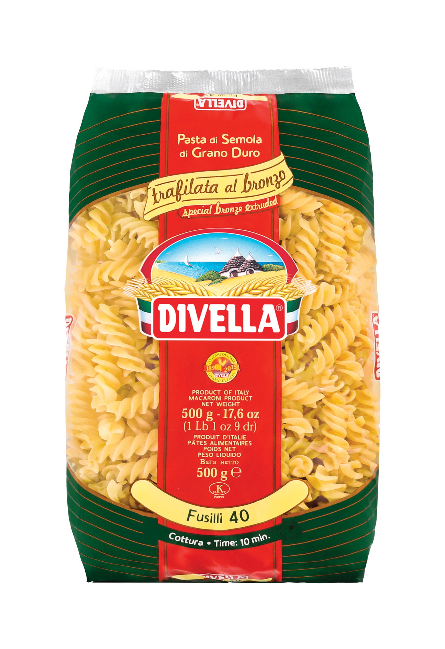 Divella Fusilli al Bronzo 500g