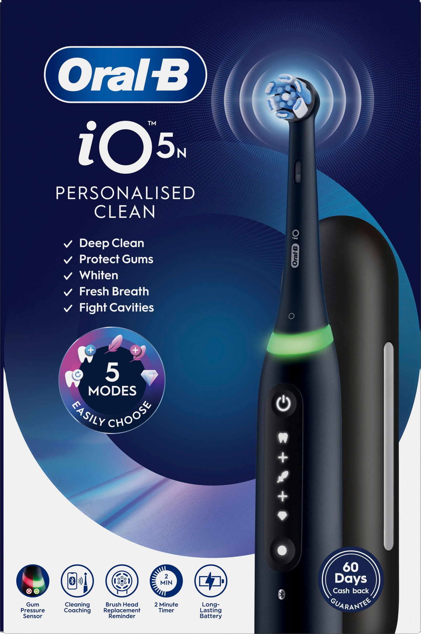 Oral-B iO5N Matt Black -sähköhammasharja