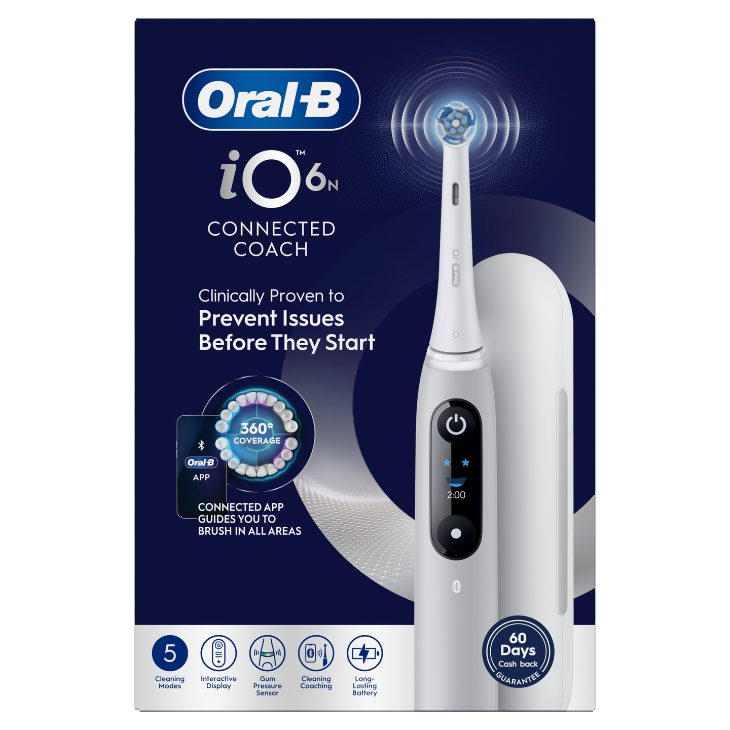 Oral-B iO6N Grey Opal -sähköhammasharja