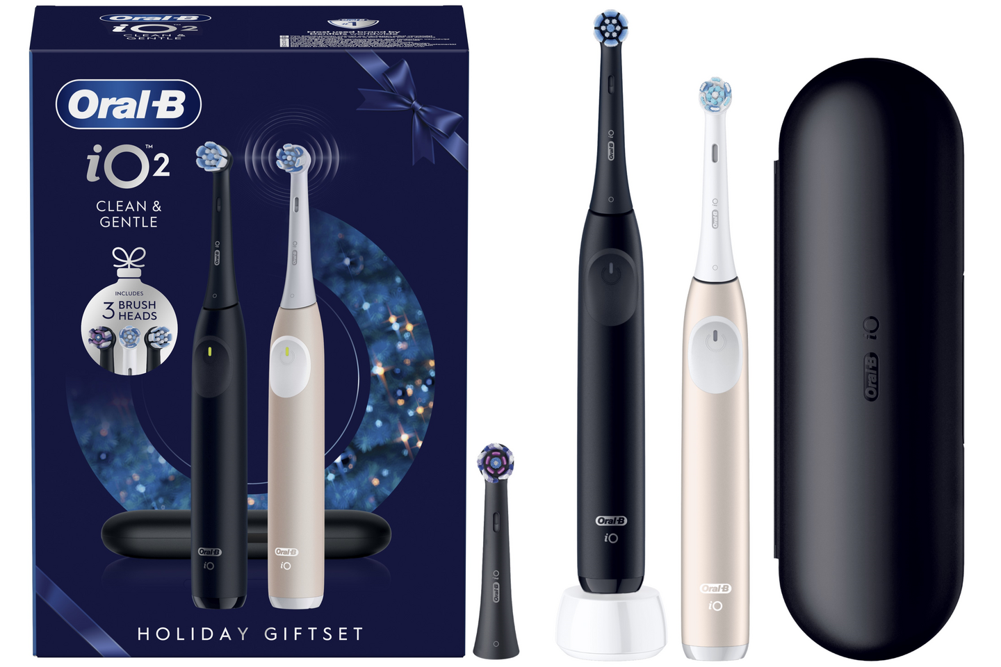 Oral-B iO2 Duo Giftset -sähköhammasharja, 2 kpl